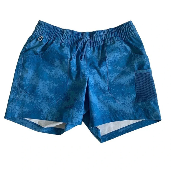 Columbia PFG Women’s Performance Outdoor Water Shorts in Blue Size Small - Picture 1 of 4